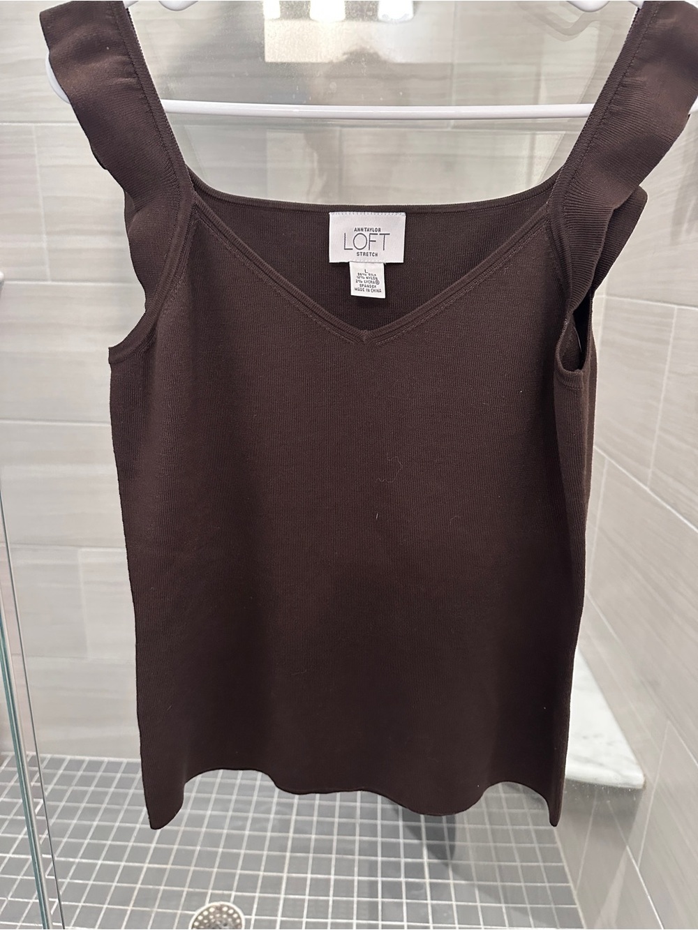 Ann Taylor Loft Silk Tank Size Large